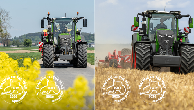 Дві нові моделі Fendt стали фіналістами престижної міжнародної нагороди «Tractor of the Year 2026».