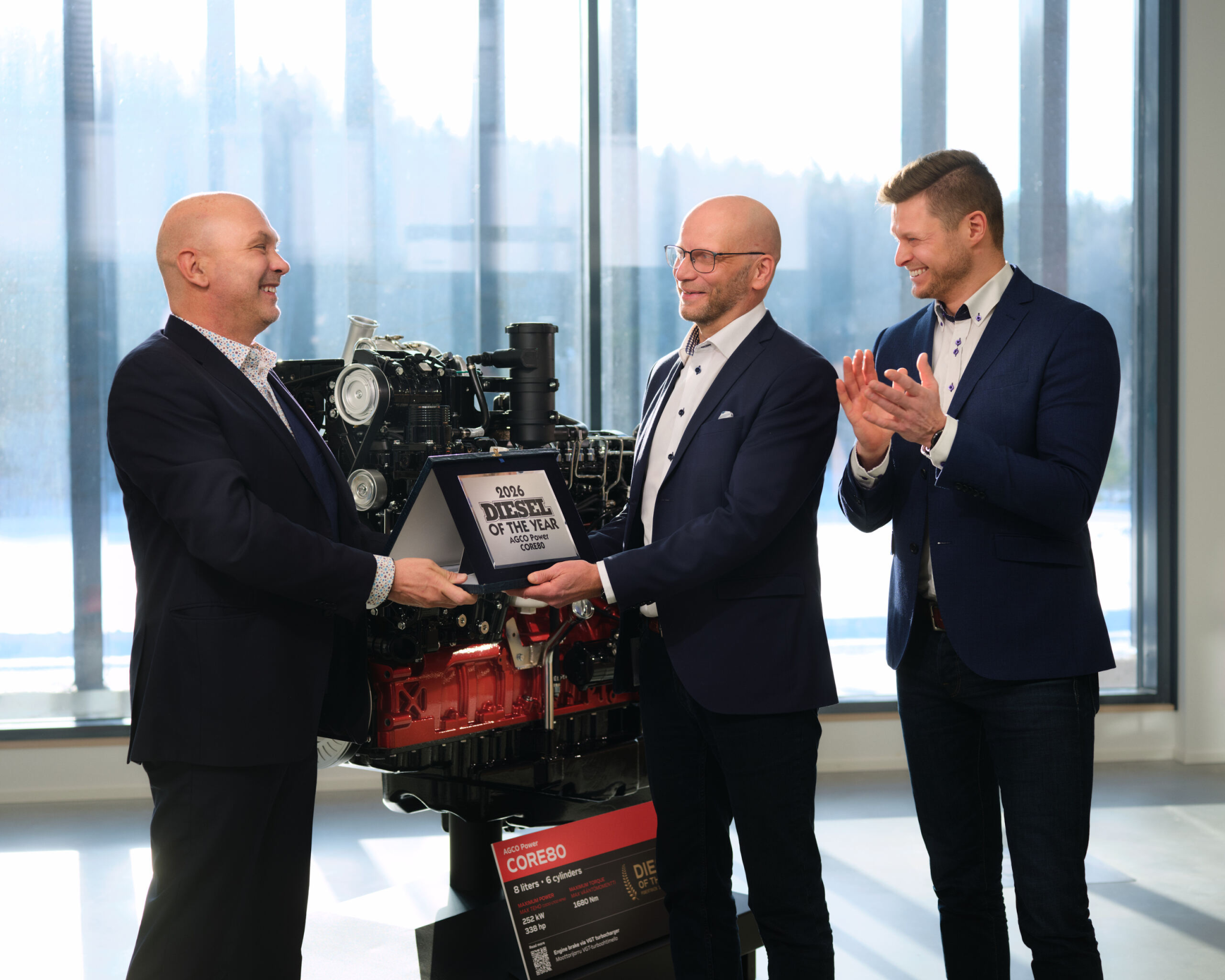 Двигун AGCO Power CORE80 отримав нагороду "Diesel of the Year 2026" Двигун AGCO Power CORE80 отримав нагороду "Diesel of the Year 2026"